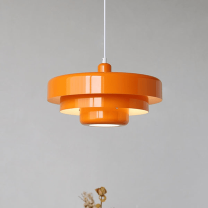 Vintoria | Suspension LED – Design Bauhaus & Élégance Sophistiquée Orange