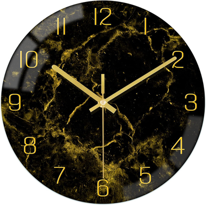 Vitréa | Horloge Murale Design – Élégance Artistique en Acrylique Moderne Style A 12 pouces