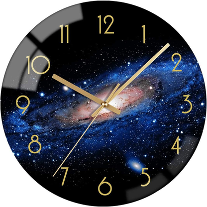 Vitréa | Horloge Murale Design – Élégance Artistique en Acrylique Moderne Style C 12 pouces