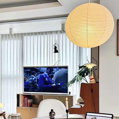 Akiréa | Suspension Ronde – Inspiration Japonaise et Lumière Apaisante