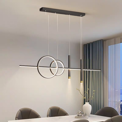 Lumérale | Plafonnier Design – 3 anneaux réglables, style minimaliste